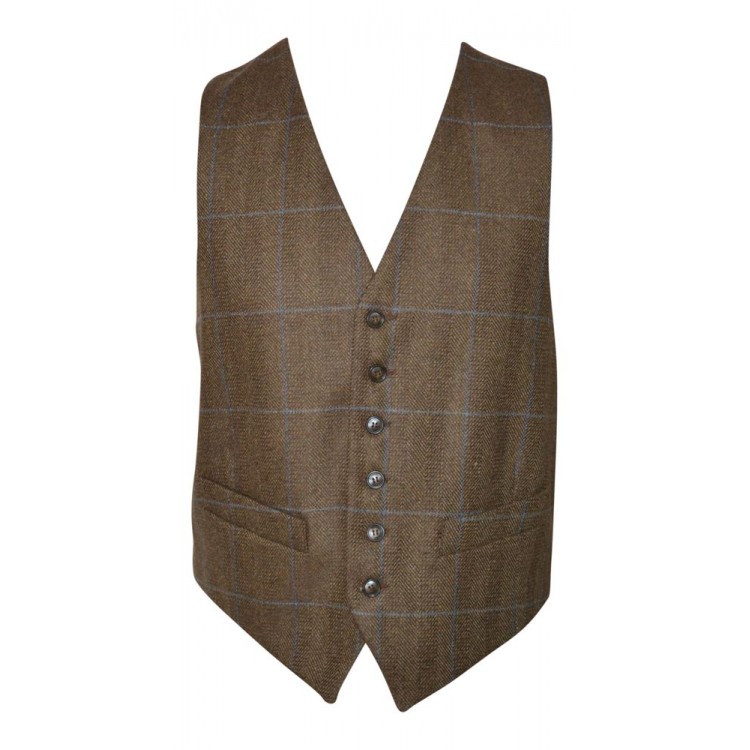 Gents Tweed Waistcoat - Peel - Design No 1533/3